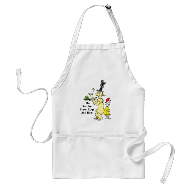 Dr. Seuss | Green Eggs and Ham | Friend & Sam-I-Am Standard Apron (Front)