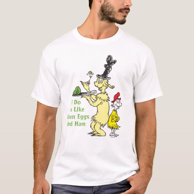 Dr. Seuss | Green Eggs and Ham | Friend & Sam-I-Am T-Shirt (Front)