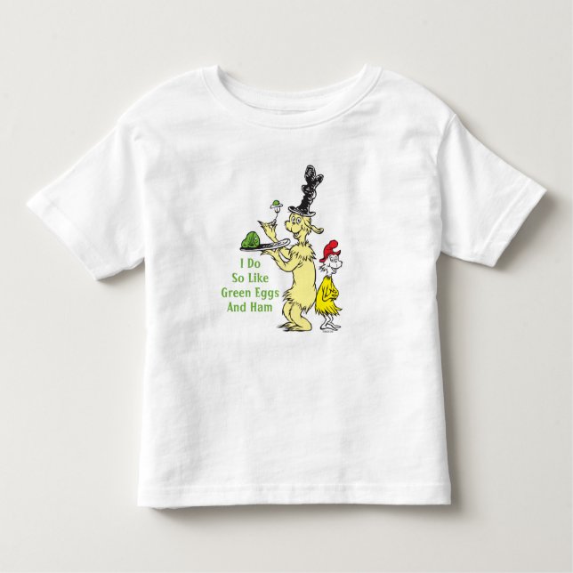 Dr. Seuss | Green Eggs and Ham | Friend & Sam-I-Am Toddler T-Shirt (Front)