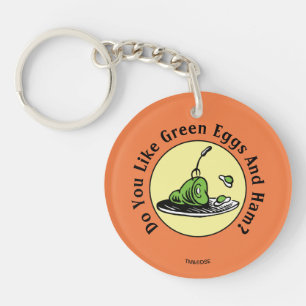 Dr. Seuss   Green Eggs and Ham Icon Key Ring