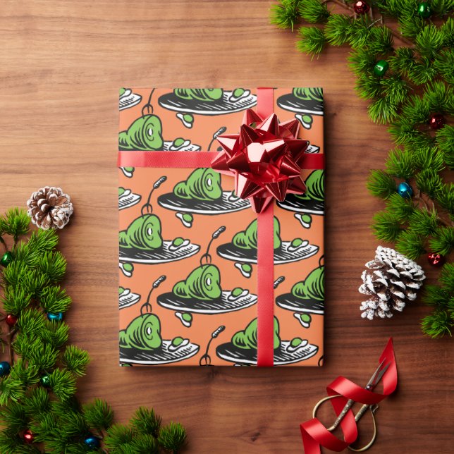 Dr. Seuss | Green Eggs and Ham Icon Wrapping Paper (Holiday Gift)