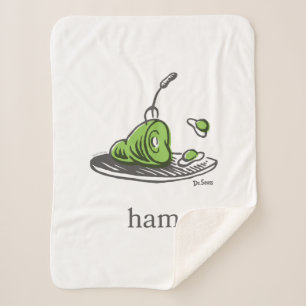 Dr. Seuss Green Eggs and Ham Sherpa Blanket