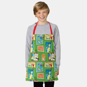Dr. Seuss Green Eggs and Ham Story Quotes Apron