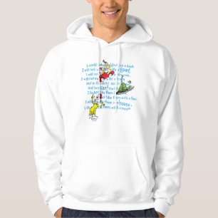 Dr. Seuss   Green Eggs And Ham Storybook Pattern Hoodie