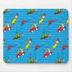 Dr. Seuss   Green Eggs And Ham Storybook Pattern Mouse Pad