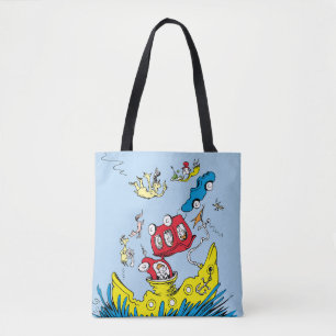 Dr. Seuss   Green Eggs & Ham Scene Tote Bag