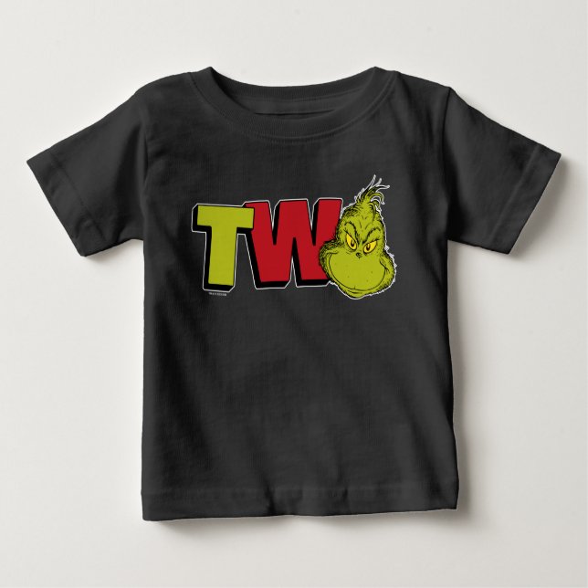 Dr. Seuss | Grinch 2nd Birthday - Two Baby T-Shirt (Front)