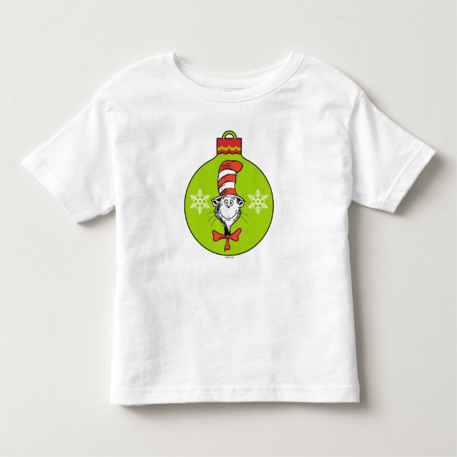 Dr. Seuss | Grinch | Cat in the Hat Ornament Toddler T-Shirt (Front)