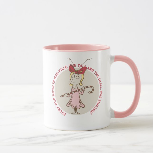 Dr. Seuss | Grinch | Cindy-Lou Who - Cute Quot Mug (Right)