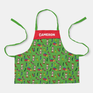 Dr. Seuss   Grinch   Cindy-Lou Who Pattern Apron