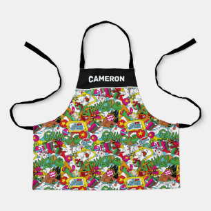 Dr. Seuss   Grinch Colourful Pattern Apron