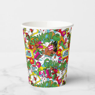 Dr. Seuss   Grinch Colourful Pattern Paper Cups