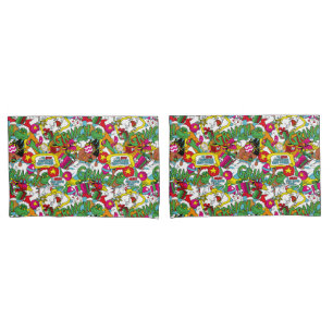Dr. Seuss   Grinch Colourful Pattern Pillowcase