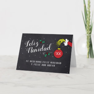 Dr. Seuss Grinch - Feliz Navidad Holiday Card