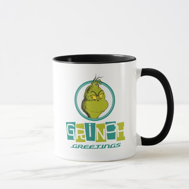 Dr. Seuss | Grinch Greetings Mug (Right)