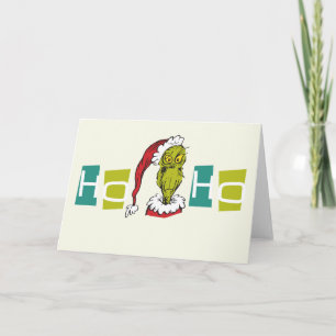 Dr. Seuss   Grinch - Ho Ho Ho Holiday Card