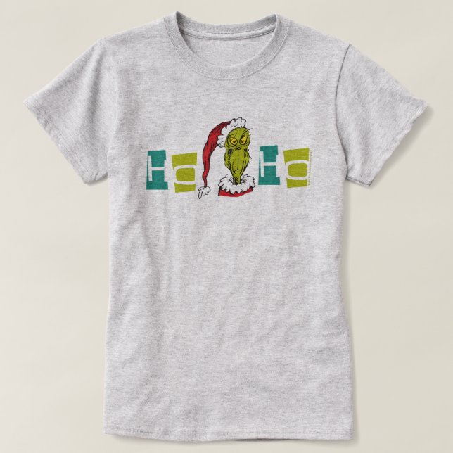 Dr. Seuss | Grinch - Ho Ho Ho T-Shirt (Design Front)