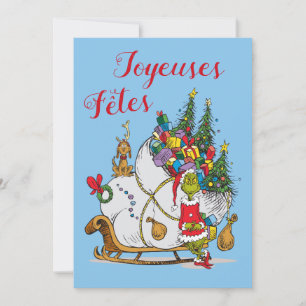 Dr. Seuss Grinch - Joyeuses Fêtes Photo Holiday Card