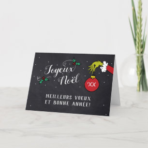 Dr. Seuss   Grinch - Joyeux Noël Holiday Card