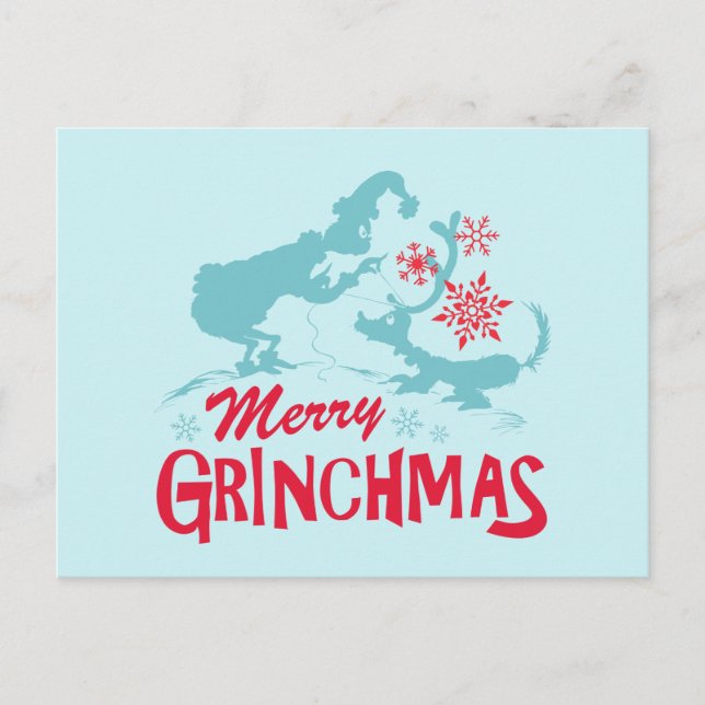 Dr. Seuss | Grinch - Merry Grinchmas Holiday Postcard (Front)