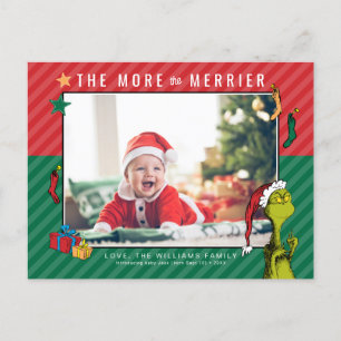 Dr. Seuss   Grinch New Baby Photo Holiday