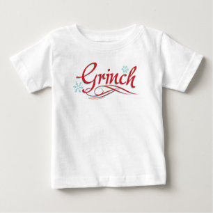 Dr. Seuss   Grinch - Red and Blue Script Baby T-Shirt
