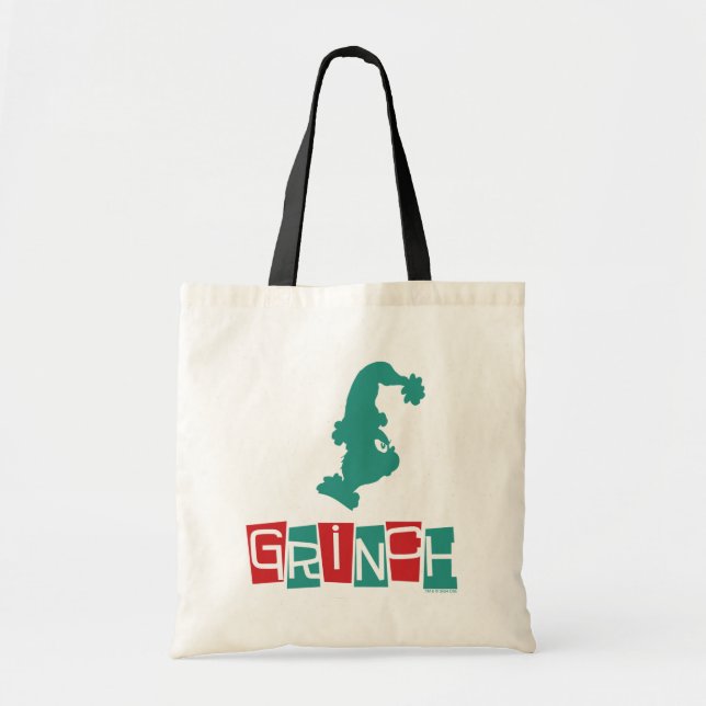 Dr. Seuss | Grinch - Red & Green Tote Bag (Front)