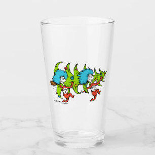 Dr. Seuss   Grinch   Thing One Thing Christmas Glass