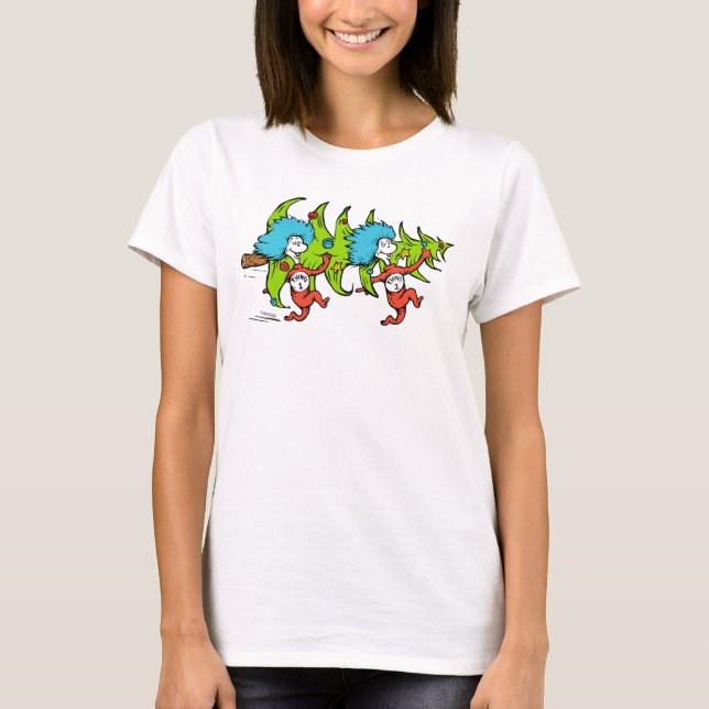 Dr. Seuss | Grinch | Thing One Thing Christmas T-Shirt (Front)