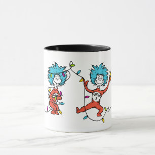 Dr. Seuss   Grinch   Thing One Thing TwDancing Mug