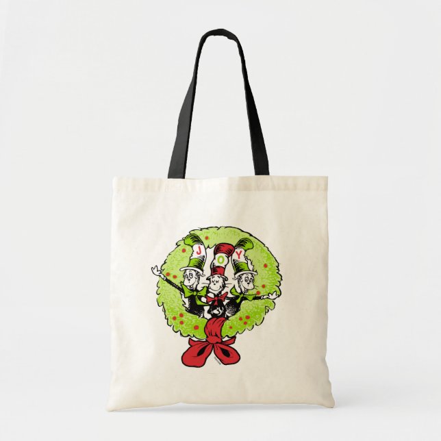 Dr Seuss | Grinch | Who-ville Christmas Joy Tote Bag (Front)