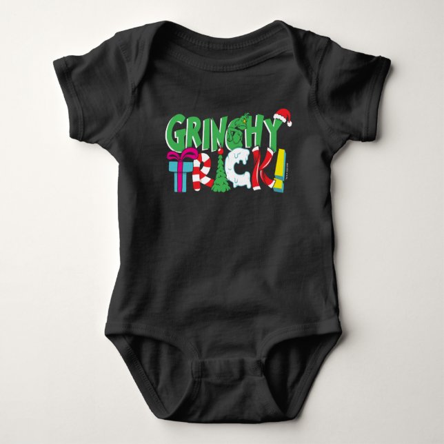 Dr. Seuss | Grinchy Trick Baby Bodysuit (Front)