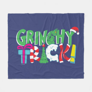Dr. Seuss   Grinchy Trick Fleece Blanket