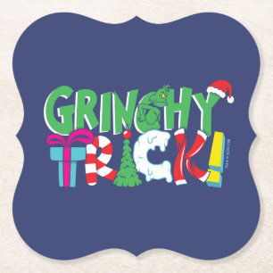 Dr. Seuss Grinchy Trick Paper Coaster