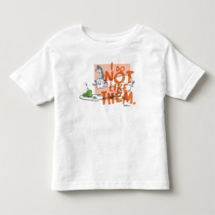 Dr. Seuss Guy-Am-I "I Do Not Like Them" Toddler T-Shirt