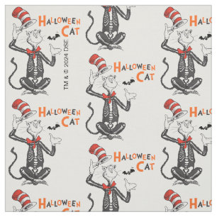 Dr. Seuss Halloween Cat in the Hat Fabric