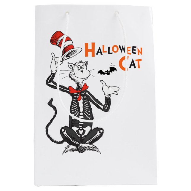 Dr. Seuss | Halloween Cat in the Hat Medium Gift Bag (Front)