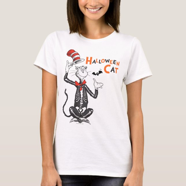 Dr. Seuss | Halloween Cat in the Hat T-Shirt (Front)