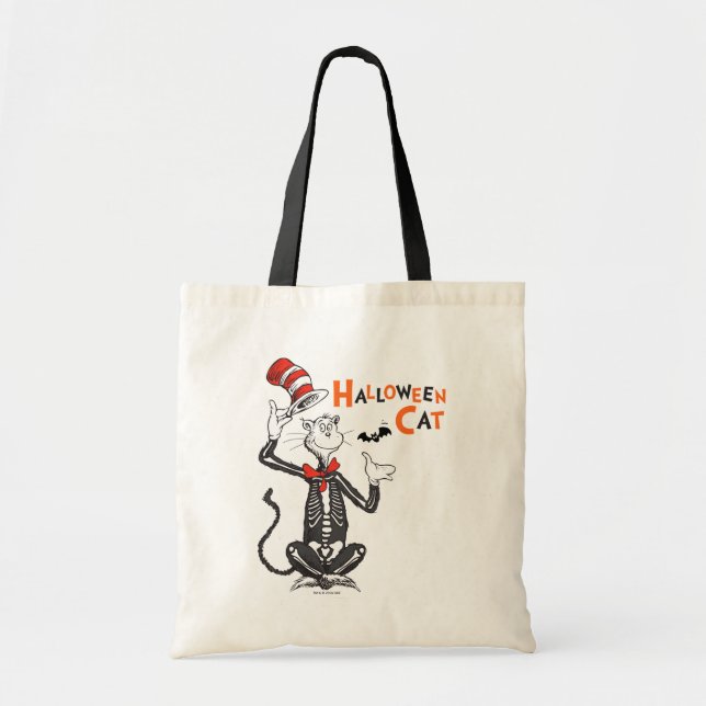 Dr. Seuss | Halloween Cat in the Hat Tote Bag (Front)