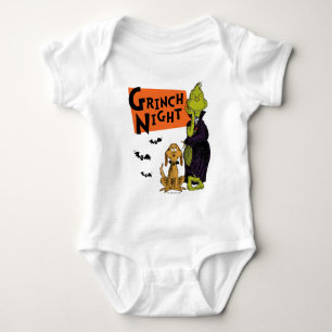 Dr. Seuss Hallowen Grinch Night Graphic Baby Bodysuit