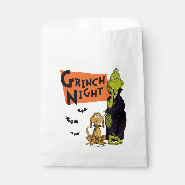 Dr. Seuss | Hallowen Grinch Night Graphic Favour Bag (Front)