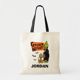 Dr. Seuss   Hallowen Grinch Night Graphic Tote Bag