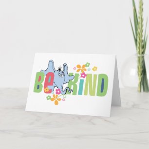 Dr. Seuss Horton Hears A Who   Be Kind Card