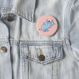 Dr. Seuss   Horton Side Look 6 Cm Round Badge