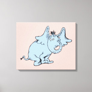 Dr. Seuss Horton Side Look Canvas Print