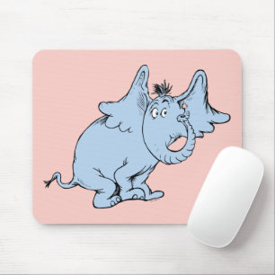 Dr. Seuss   Horton Side Look Mouse Pad