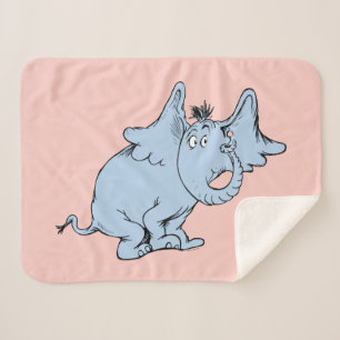 Dr. Seuss   Horton Side Look Sherpa Blanket