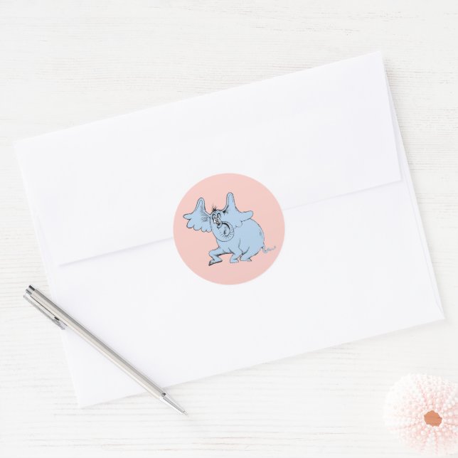 Dr. Seuss | Horton & the Speck of Dust Classic Round Sticker (Envelope)