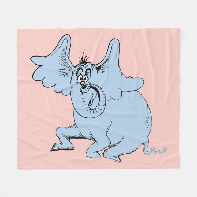 Dr. Seuss | Horton & the Speck of Dust Fleece Blanket (Front (Horizontal))