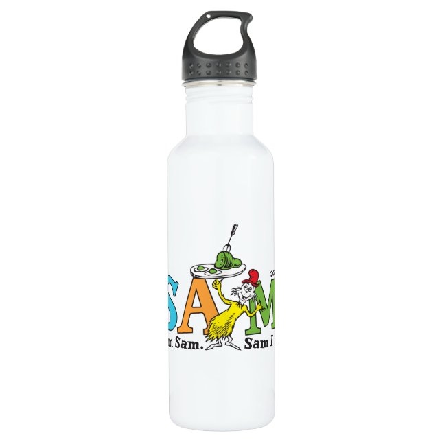 Dr. Seuss | I Am Sam. Sam I Am. 710 Ml Water Bottle (Front)